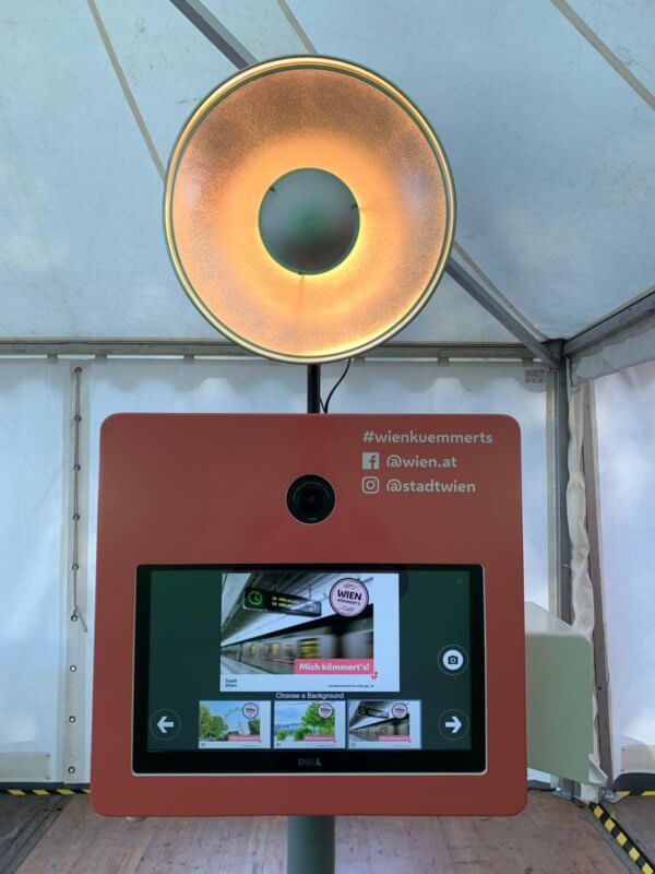 Snapify Fotobox beim Wiener Sicherheitsfest